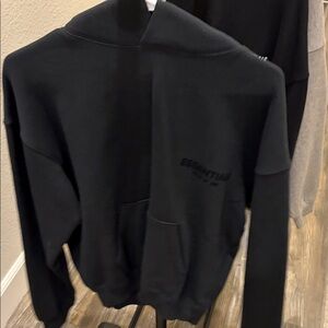 Essentials Men's Black Crewneck Sweater